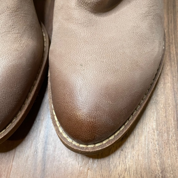 Sam Edelman Leather Macon Brown Ankle Booties - Picture 6 of 14